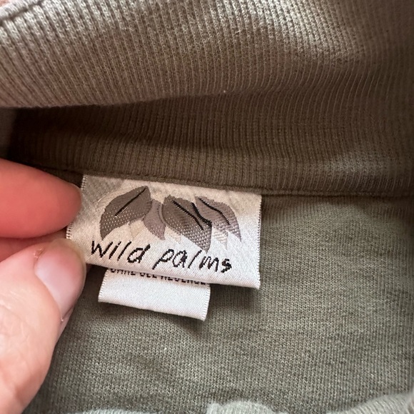 Wild Palms Mock Neck Sweatshirt - Picture 7 of 11